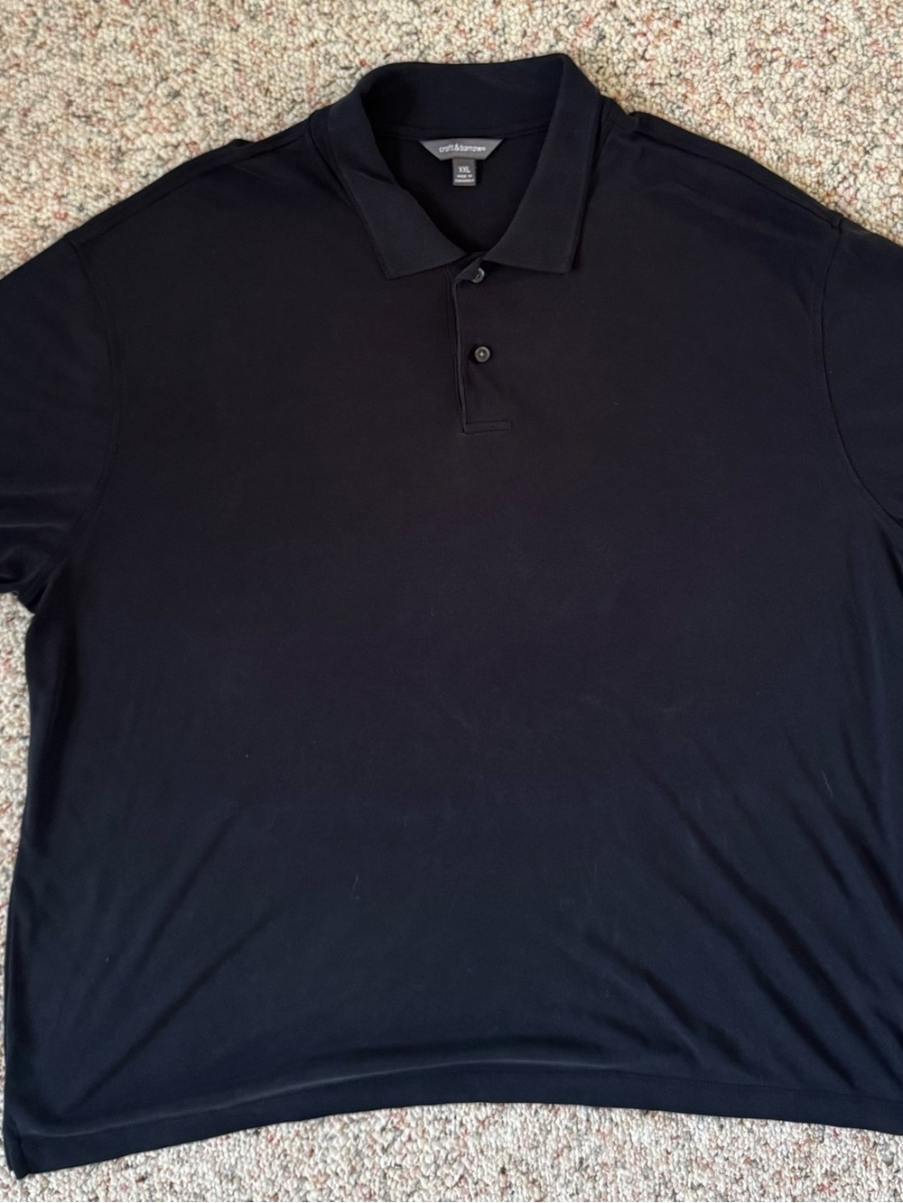 croft & barrow Black Men’s Polo Shirt